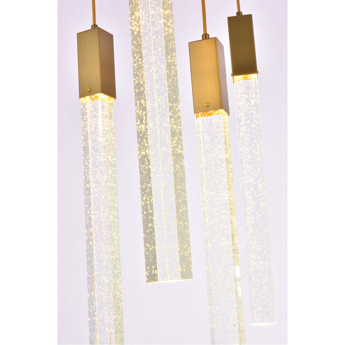 Weston 10 Light 42 inch Satin Gold Pendant Ceiling Light