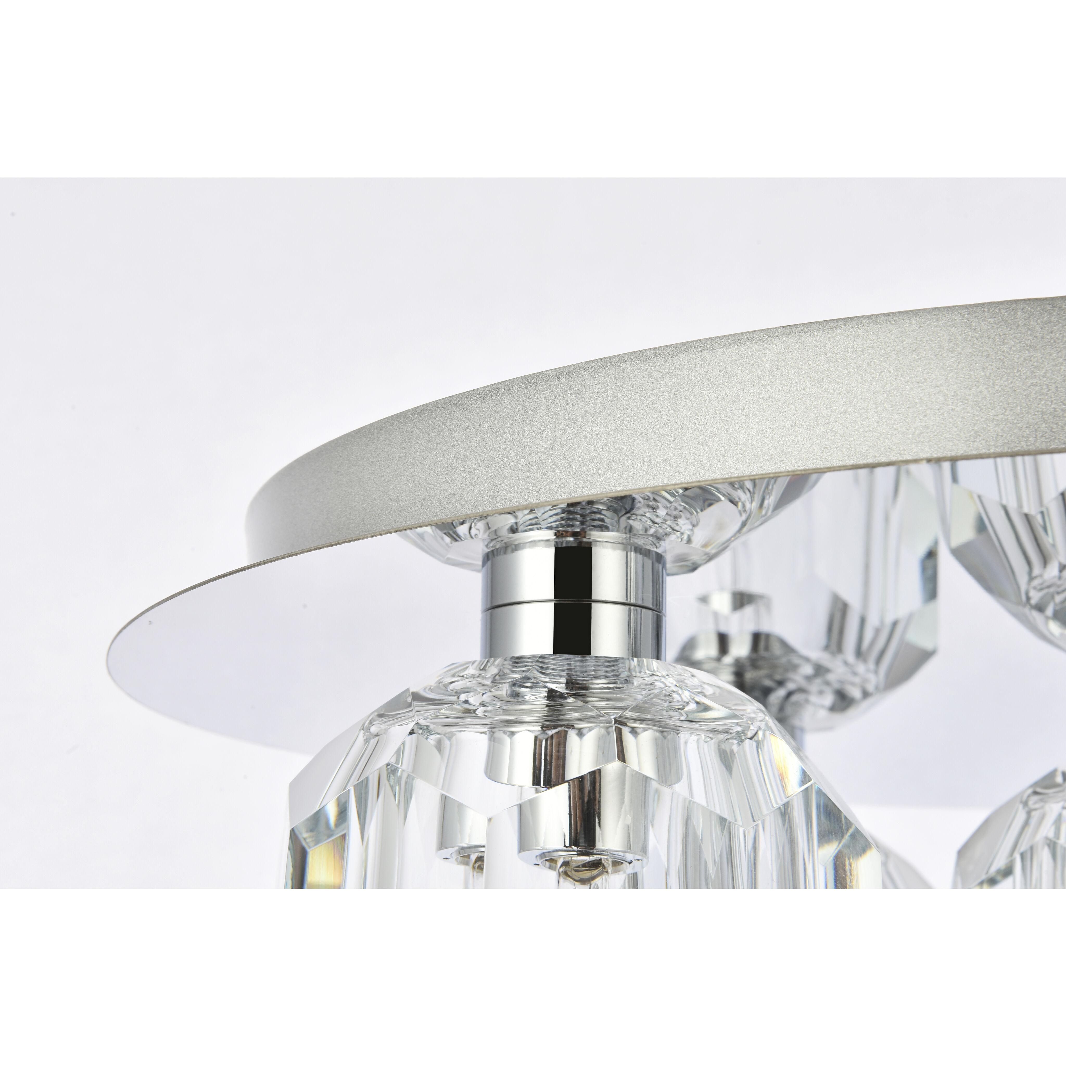 Graham 5 Light 16 inch Chrome Flush Mount Ceiling Light