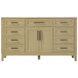 Virginia 60 X 35 inch Honey Brown Bathroom Vanity Cabinet