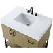 Caroline 32 X 34 inch Honey Brown Bathroom Vanity Cabinet