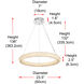Bowen 1 Light 24 inch Chrome Chandelier Ceiling Light