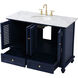 Rhodes 48 X 22 X 35 inch Blue Vanity Sink Set