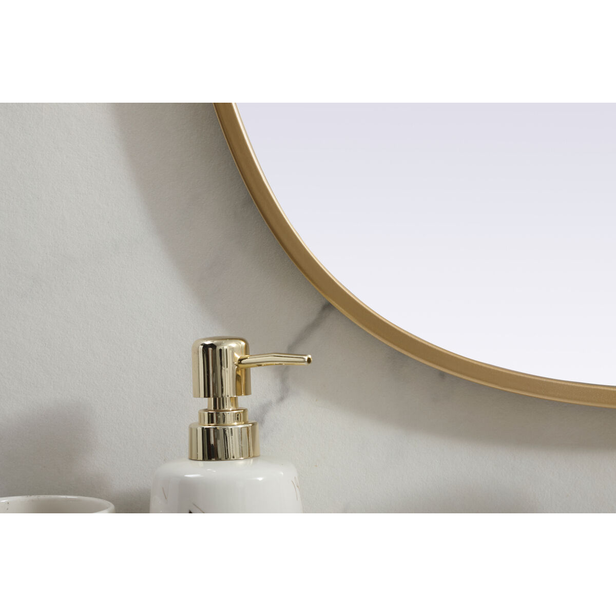 Brynn 36 X 20 inch Brass Mirror in 20 x 36