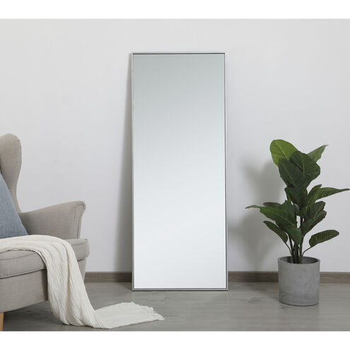 Monet 60 X 24 inch Silver Wall Mirror