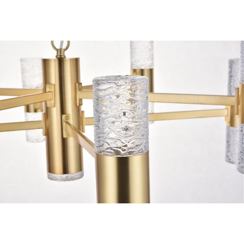 Vega LED 32 inch Gold Pendant Ceiling Light 