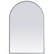 Ayra 36 X 24 inch Silver Mirror