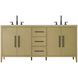 Millie 72 X 35 inch Honey Brown Bathroom Vanity Cabinet