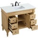 Lexington 42 X 21.5 X 35 inch Antique Beige Vanity Sink Set
