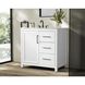 Alina 36 X 34 inch White Bathroom Vanity Cabinet