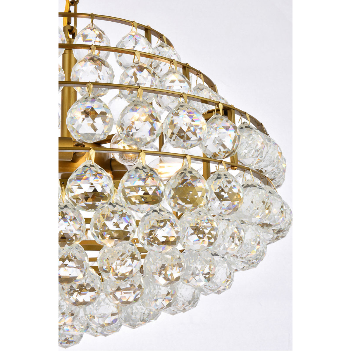 Savannah 5 Light 20 inch Brass Pendant Ceiling Light