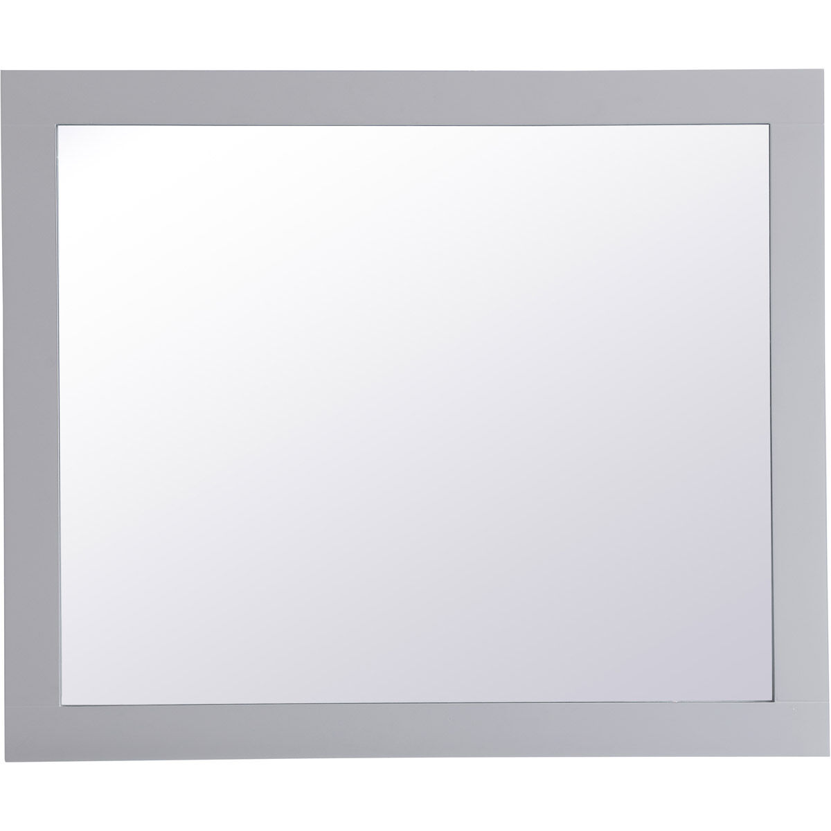Aqua 36 X 30 inch Grey Wall Mirror