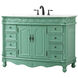 Clarion 48 X 22 X 36 inch Vintage Mint Vanity Sink Set