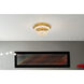 Bowen 2 Light 22 inch Satin Gold Flush Mount Ceiling Light