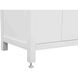 Nathan 36 X 34 inch White Bathroom Vanity Cabinet