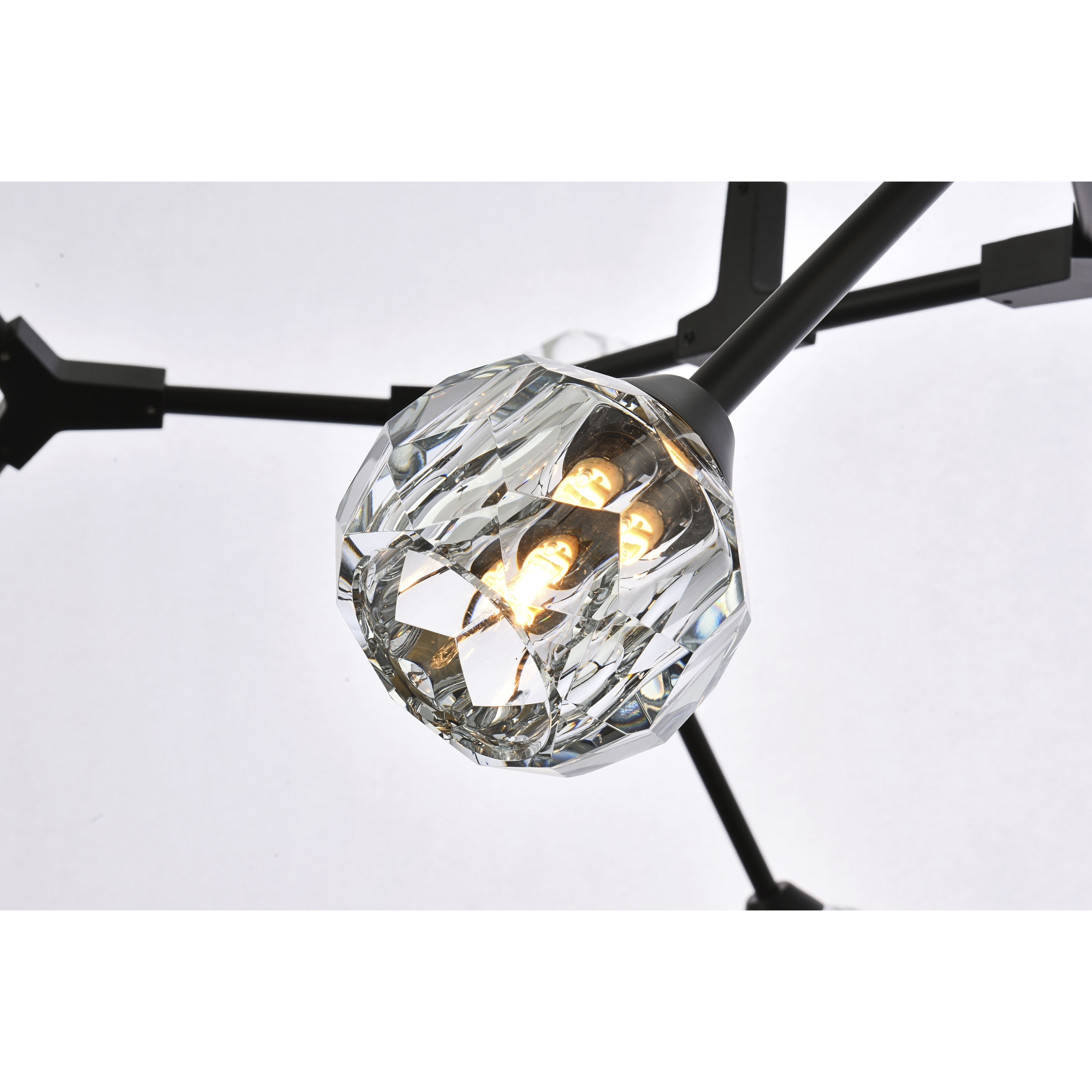 Zayne 10 Light 56 inch Black Pendant Ceiling Light