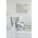 Bowen 2 Light 24 inch Satin Gold Chandelier Ceiling Light