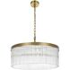 Harlow 6 Light 24 inch Satin Gold Chandelier Ceiling Light
