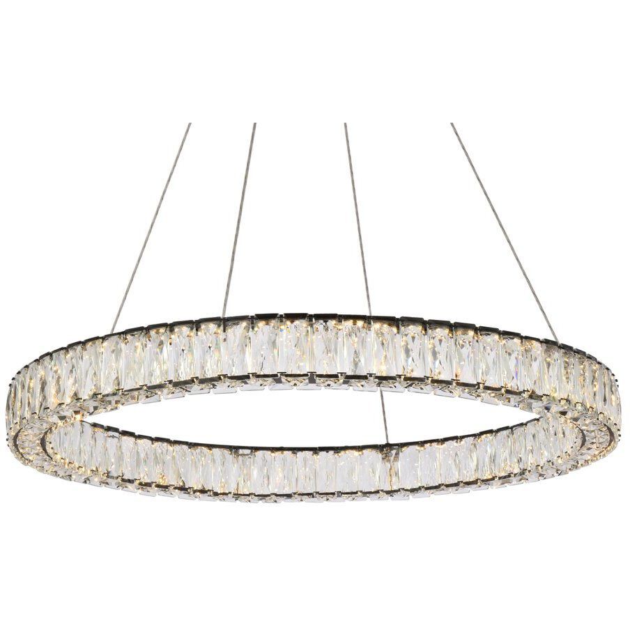 Monroe 1 Light 31 inch Black Pendant Ceiling Light