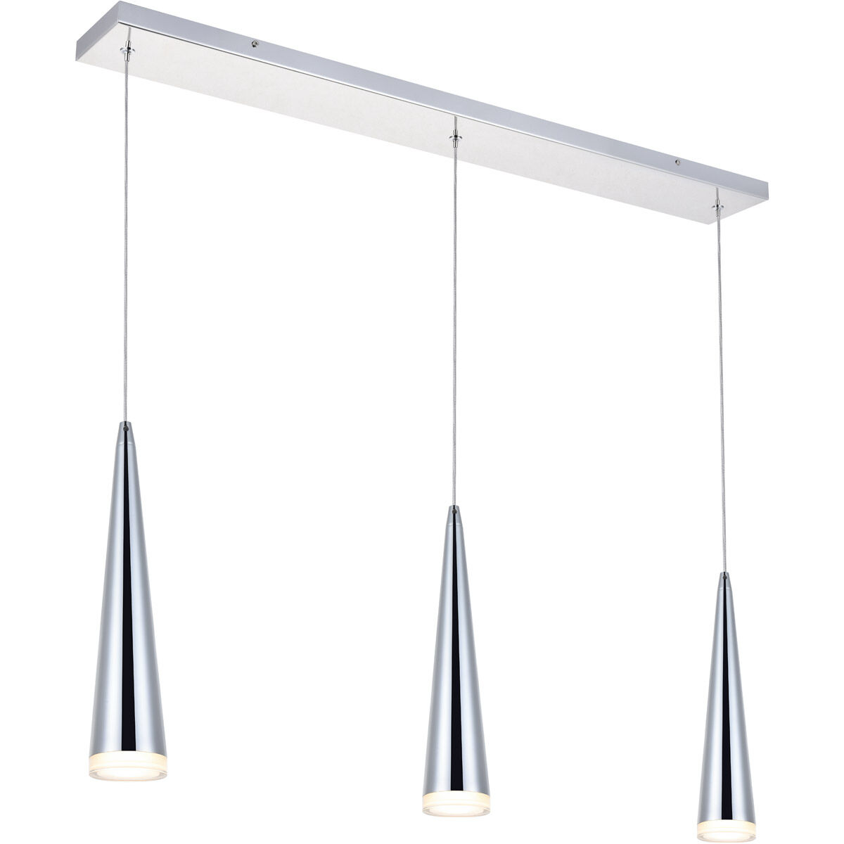 Fantasia LED 36 inch Chrome Pendant Ceiling Light