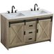 Austin 54 X 34 inch Natural Oak Bathroom Vanity Cabinet