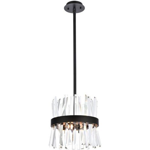 Serephina 6 Light 12 inch Black Pendant Ceiling Light