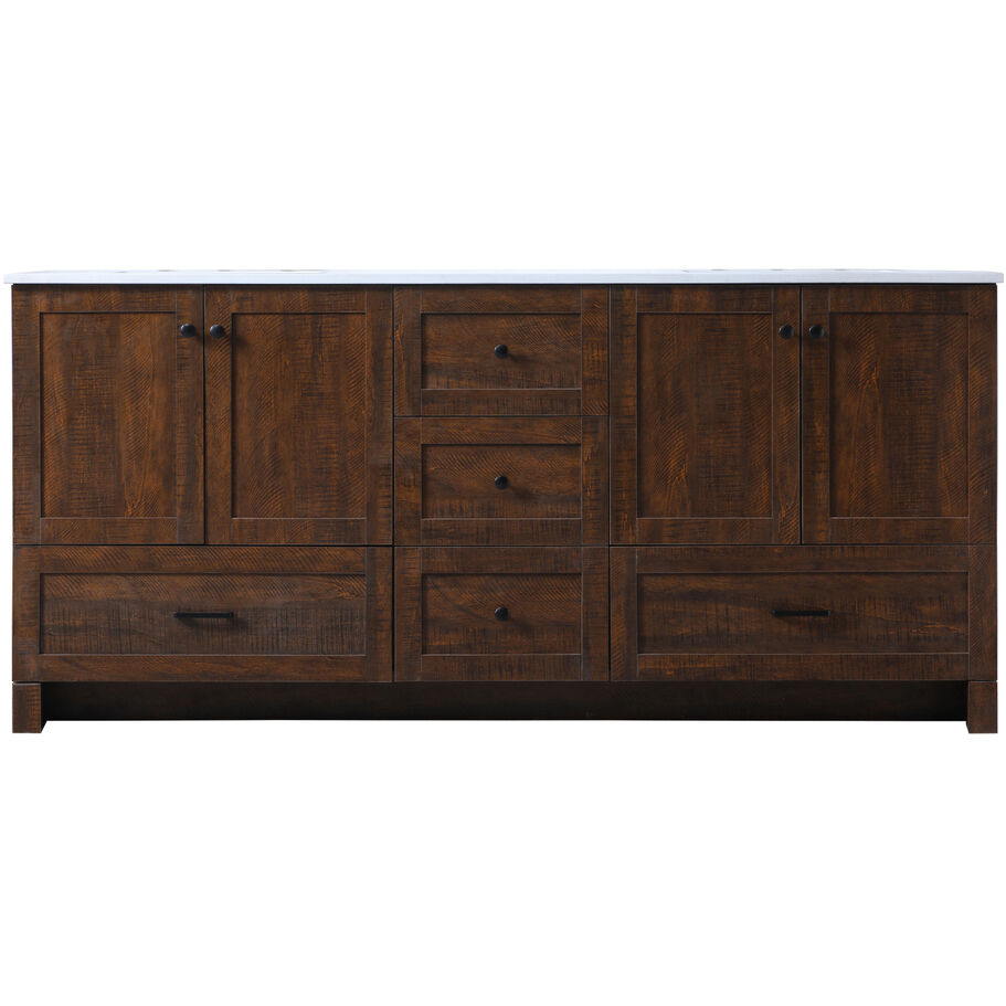 Soma 72 X 19 X 34 inch Expresso Vanity Sink Set