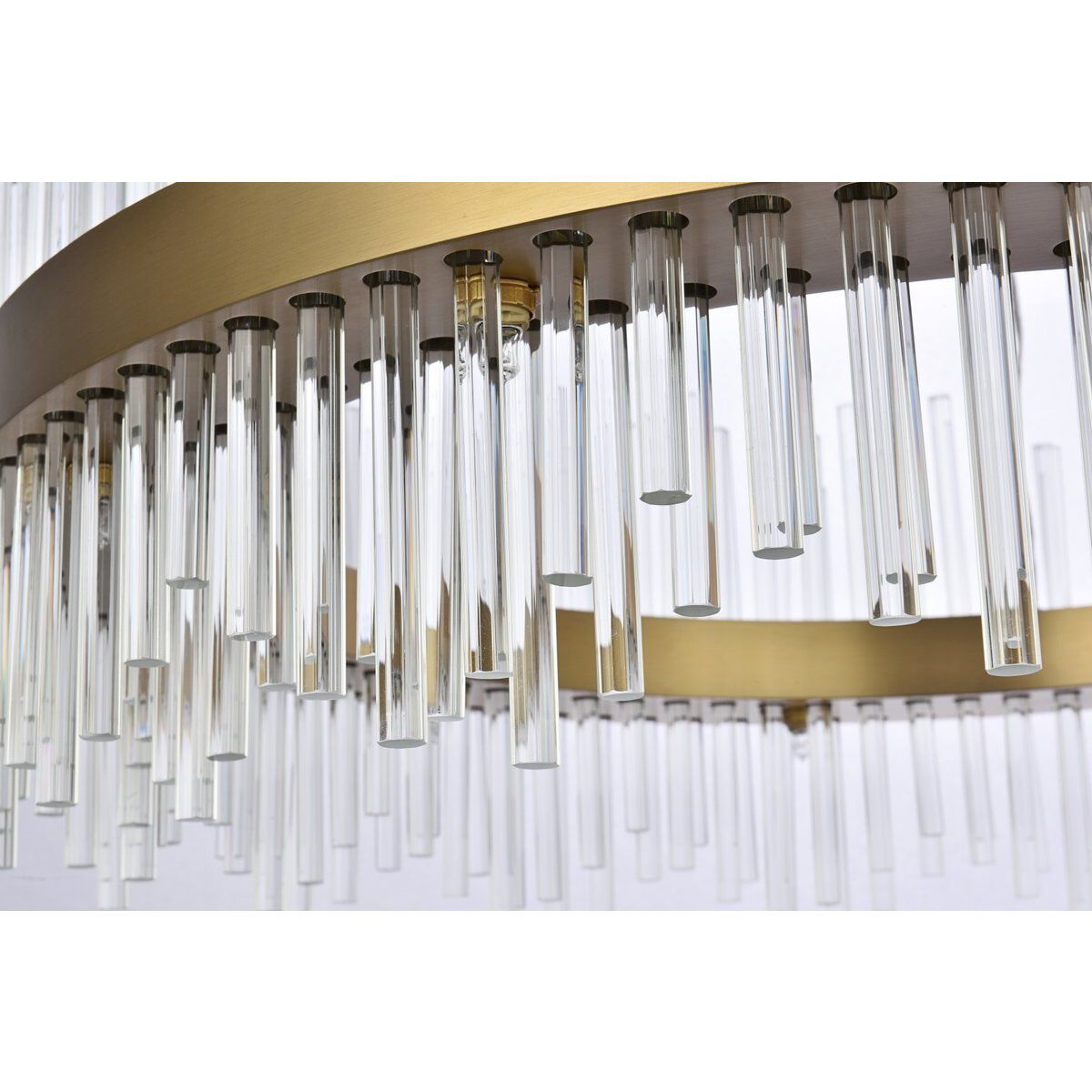 Dallas 20 Light 36 inch Satin Gold Chandelier Ceiling Light