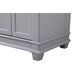 Wesley 60 X 22 X 35 inch Grey Vanity Sink Set