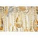 Maria Theresa 84 Light 96 inch Chrome Chandelier Ceiling Light in Golden Shadow, Royal Cut 