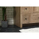 Soma 48 X 19 X 34 inch Natural Oak Vanity Sink Set