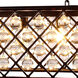Madison 6 Light 40 inch Matte Black Island Pendant Ceiling Light, Urban Classic