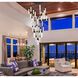 Aurora 36 Light 42 inch Black Chandelier Ceiling Light