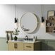 Amoura 24 X 24 inch Brass Mirror