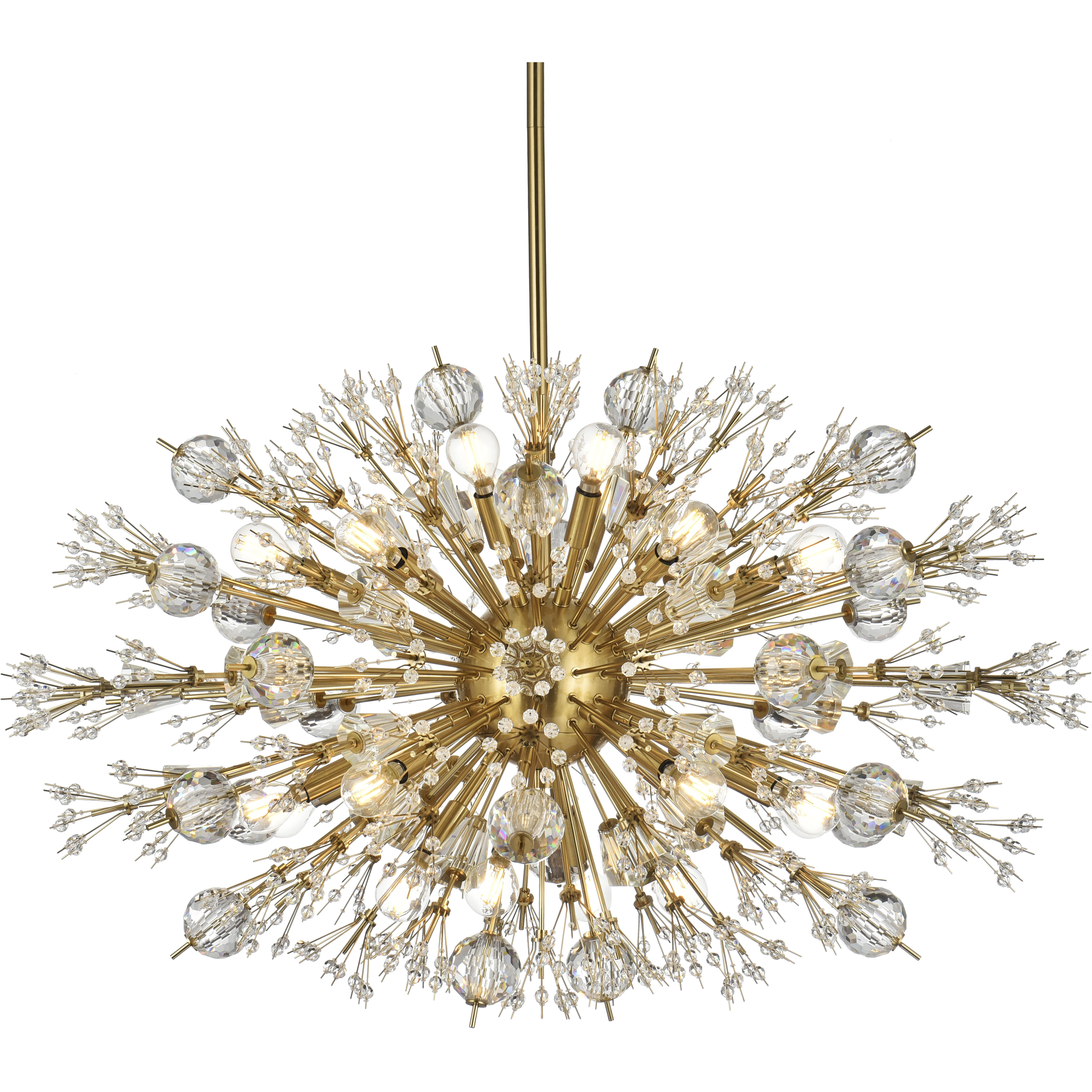 Vera 24 Light 36 inch Gold Pendant Ceiling Light