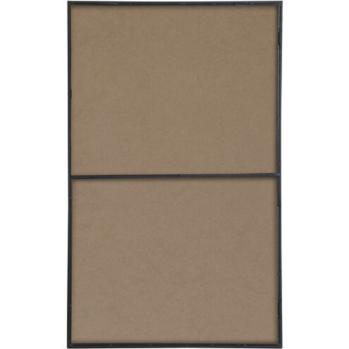 Monet 48 X 30 inch Black Wall Mirror