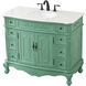 Danville 42 X 21 X 36 inch Vintage Mint Vanity Sink Set