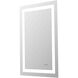 Riven 36 X 24 inch White LED Mirror