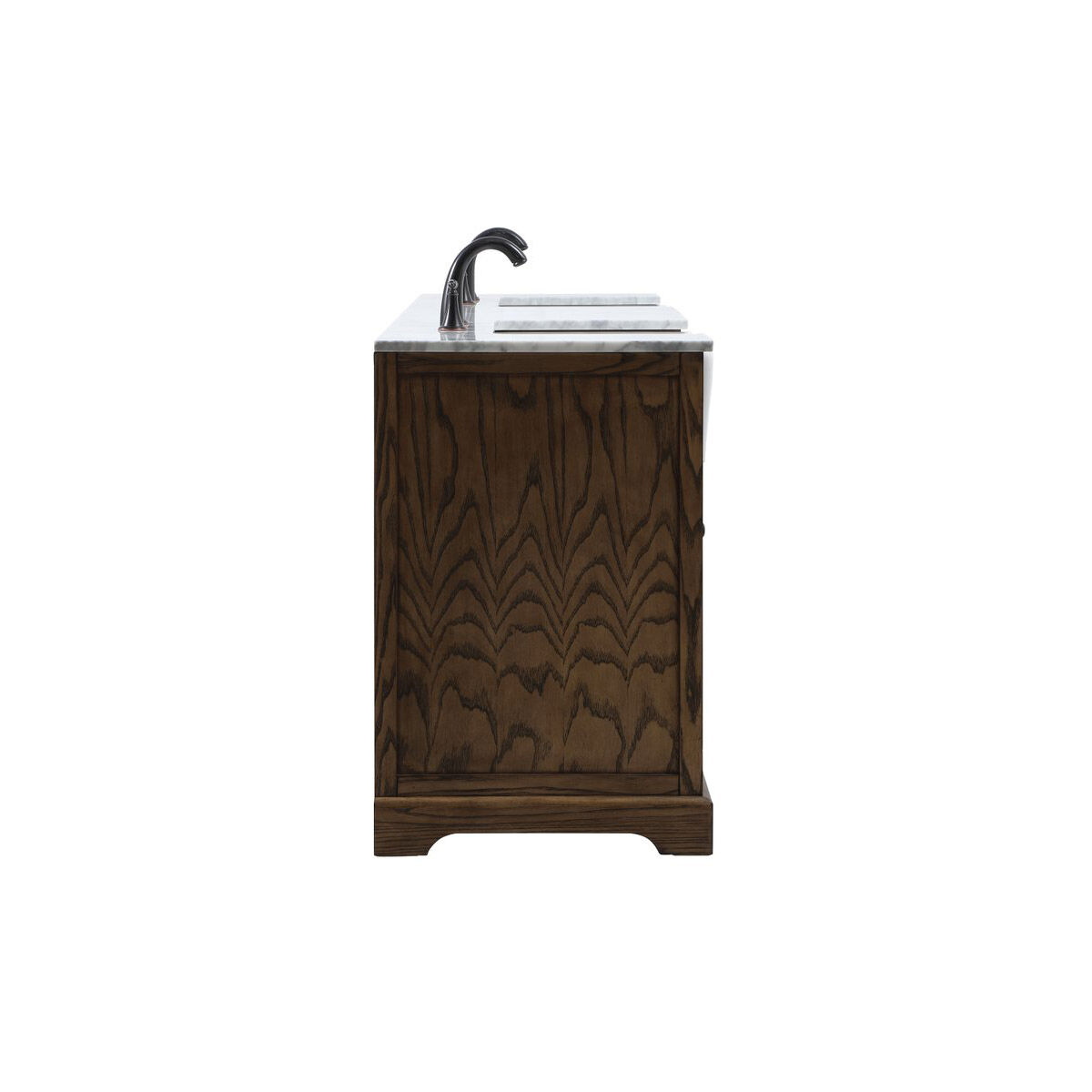 Franklin 72 X 22 X 35 inch Driftwood Bathroom Vanity Cabinet