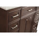 Americana 84 X 22 X 70 inch Teak Vanity Sink Set