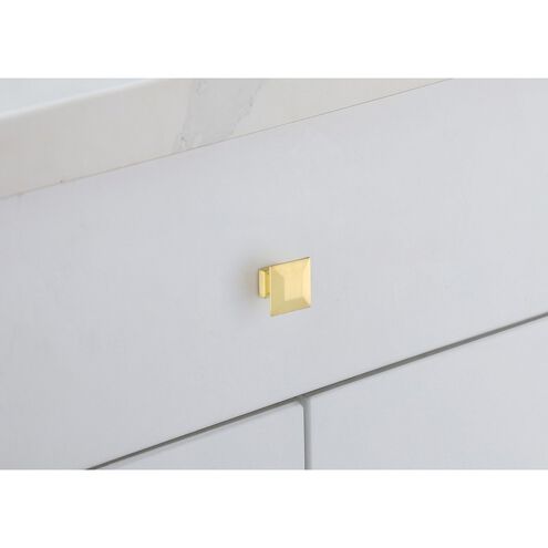 Cecil Brushed Gold Hardware Cabinet Knob, Set of 10