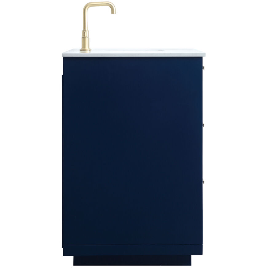 Blake 54 X 22 X 34 inch Blue Vanity Sink Set