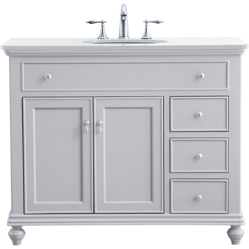 Otto 42 X 21 X 35 inch Grey Vanity Sink Set