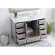 Irene 48 X 22 X 34 inch Gray Vanity Sink Set