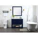 Larkin 42 X 22 X 34 inch Blue Vanity Sink Set