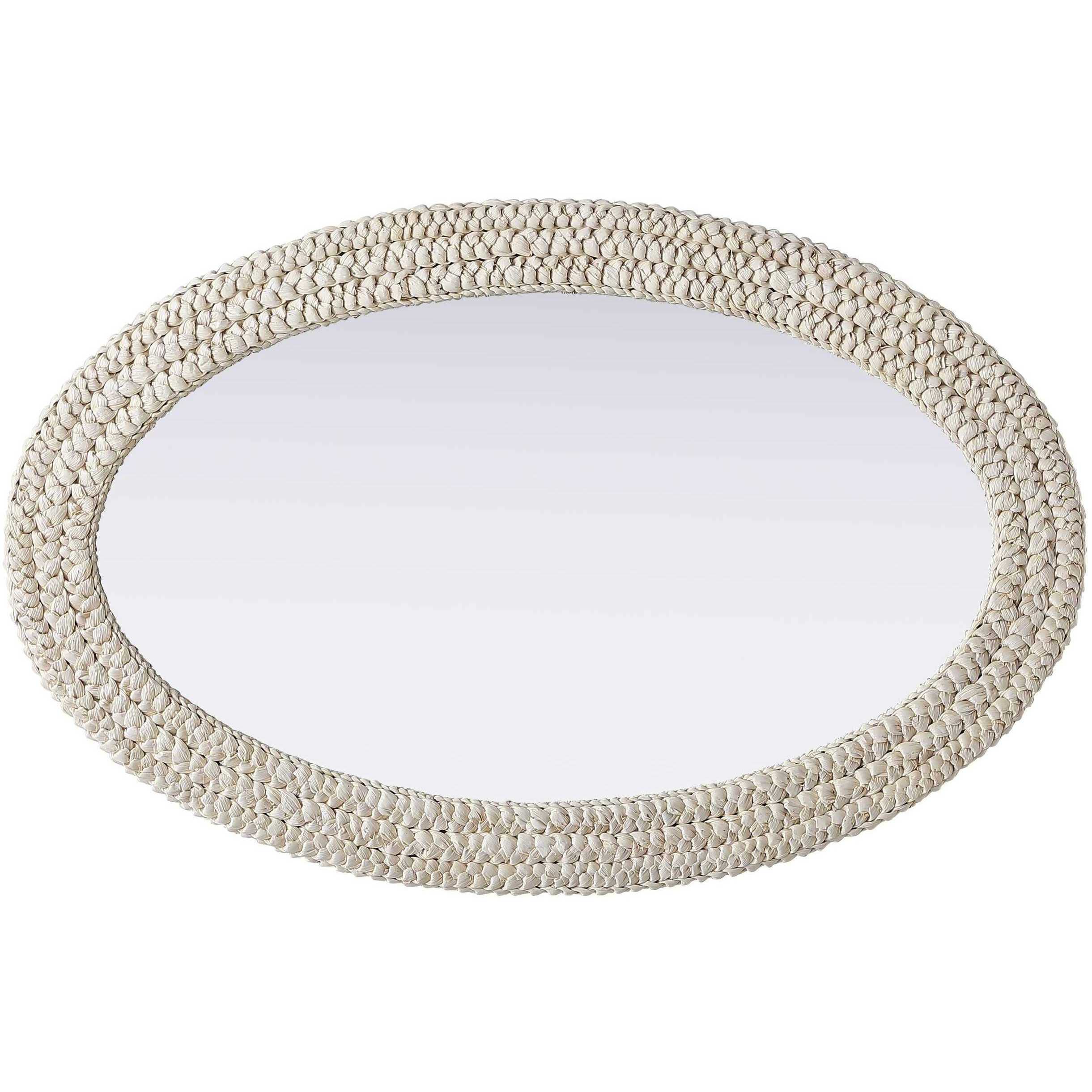 Marlowe 42 X 27 inch Linen White Mirror