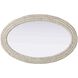 Marlowe 42 X 27 inch Linen White Mirror
