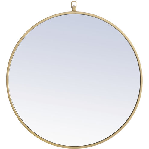 Eternity 24 X 24 inch Brass Wall Mirror