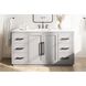 Chase 60 X 34 inch Grey Bathroom Vanity Cabinet