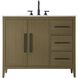 Millie 42 X 35 inch Chestnut Brown Bathroom Vanity Cabinet