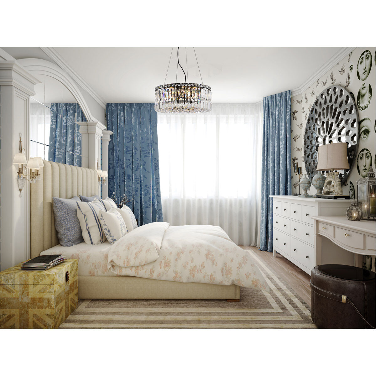 Maxime 12 Light 20 inch Black and Clear Chandelier Ceiling Light